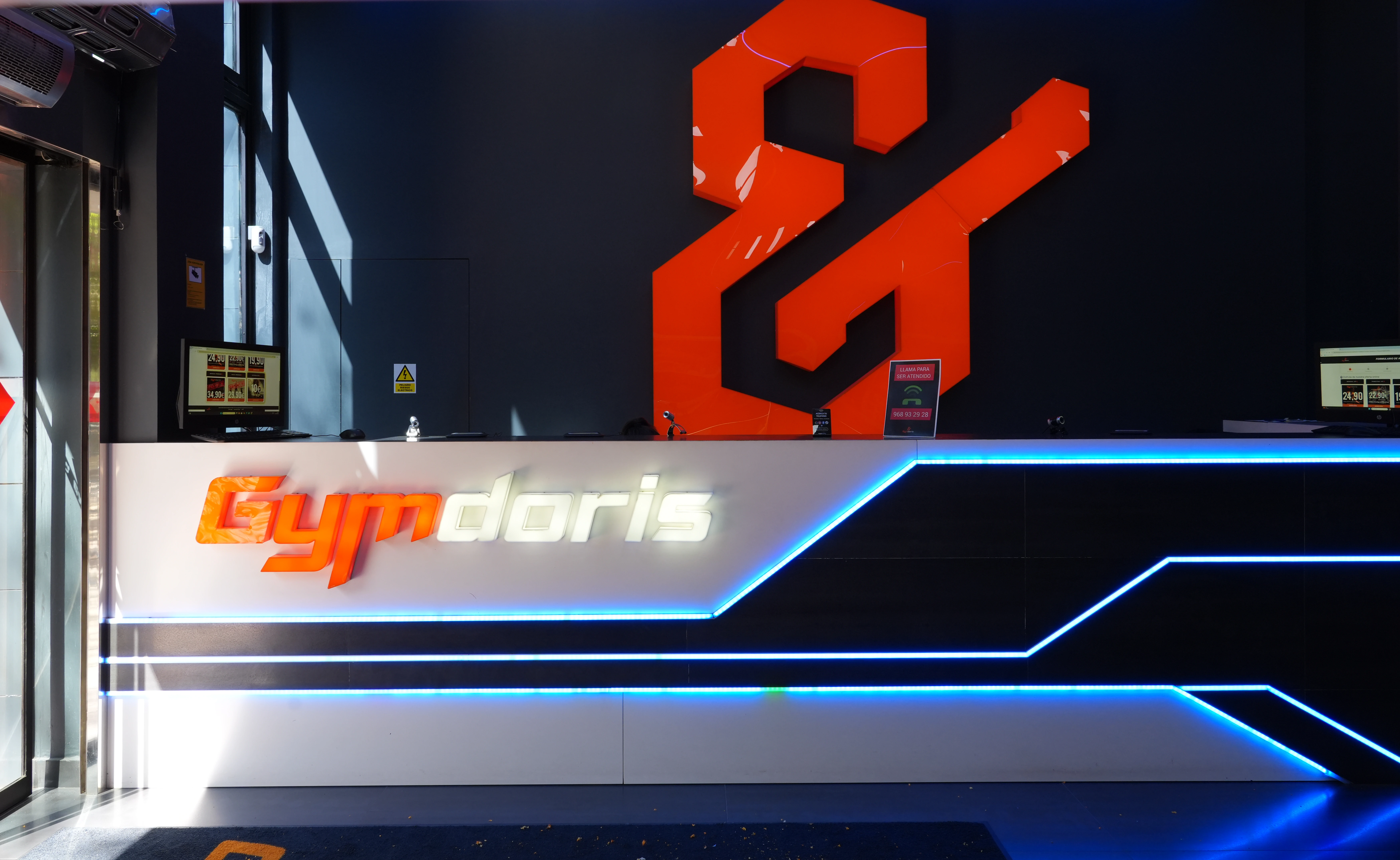 Recepción de Gym Doris